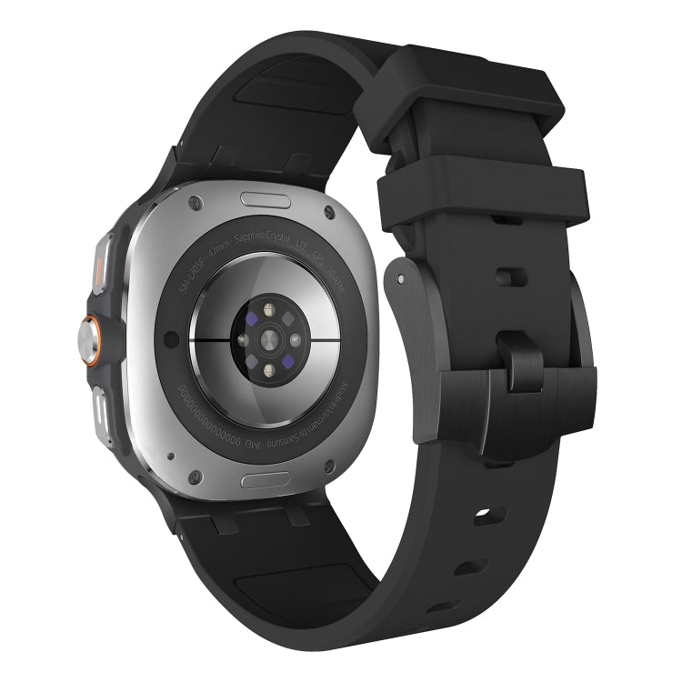 For Samsung Galaxy Watch Ultra 47mm AP Series Liquid Silicone Watch Band(Black) - free shipping - PMc TechLife - Order now!