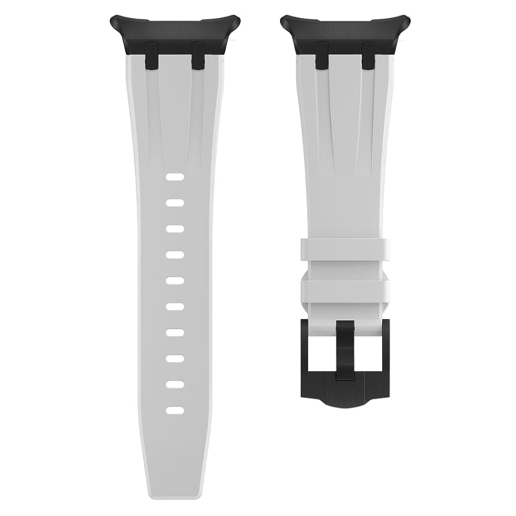 For Samsung Galaxy Watch Ultra 47mm / Ultra 2025 AP Series Liquid Silicone Watch Band(Black White) - free shipping - PMc TechLife - Order now!