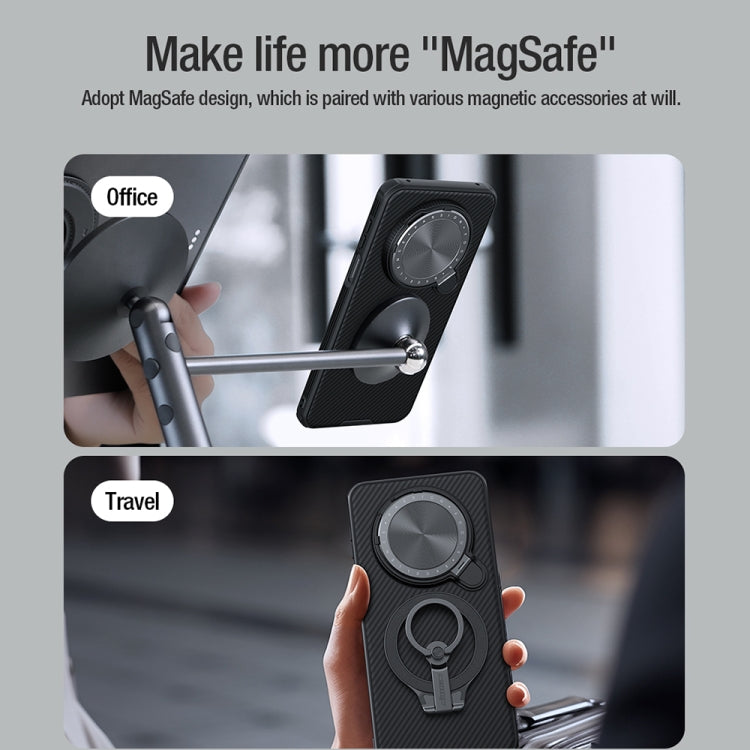 For Huawei Mate 70 NILLKIN CamShield Prop MagSafe Magnetic PC Phone Case(Black) - free shipping - PMC TechLife - Order now!