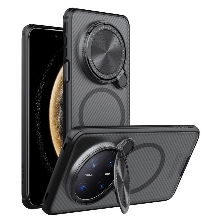 For Huawei Mate 70 Pro / 70 Pro+ NILLKIN CamShield Prop MagSafe Magnetic Translucent PC Phone Case(Black) - free shipping - PMC TechLife - Order now!