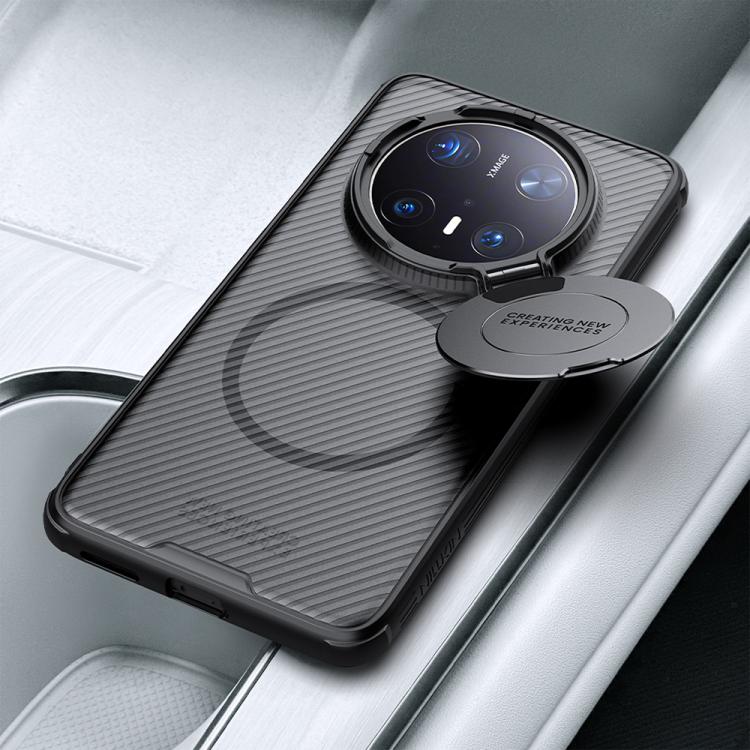 For Huawei Mate 70 Pro / 70 Pro+ NILLKIN CamShield Prop MagSafe Magnetic Translucent PC Phone Case(Black) - free shipping - PMC TechLife - Order now!