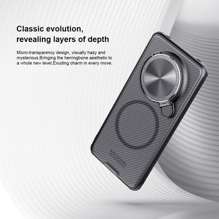 For Huawei Mate 70 Pro / 70 Pro+ NILLKIN CamShield Prop MagSafe Magnetic Translucent PC Phone Case(Black) - free shipping - PMC TechLife - Order now!