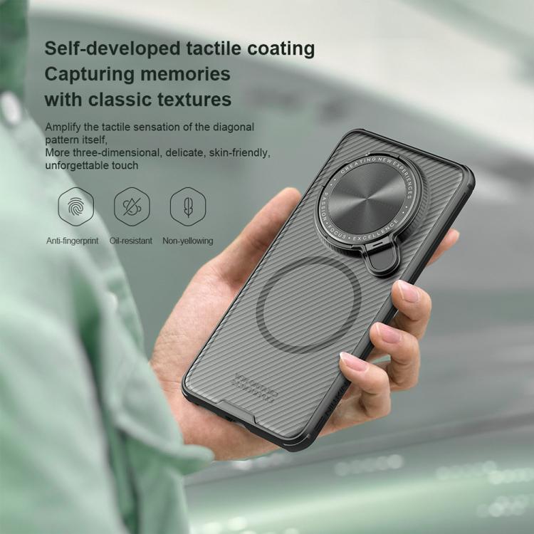 For Huawei Mate 70 Pro / 70 Pro+ NILLKIN CamShield Prop MagSafe Magnetic Translucent PC Phone Case(Black) - free shipping - PMC TechLife - Order now!