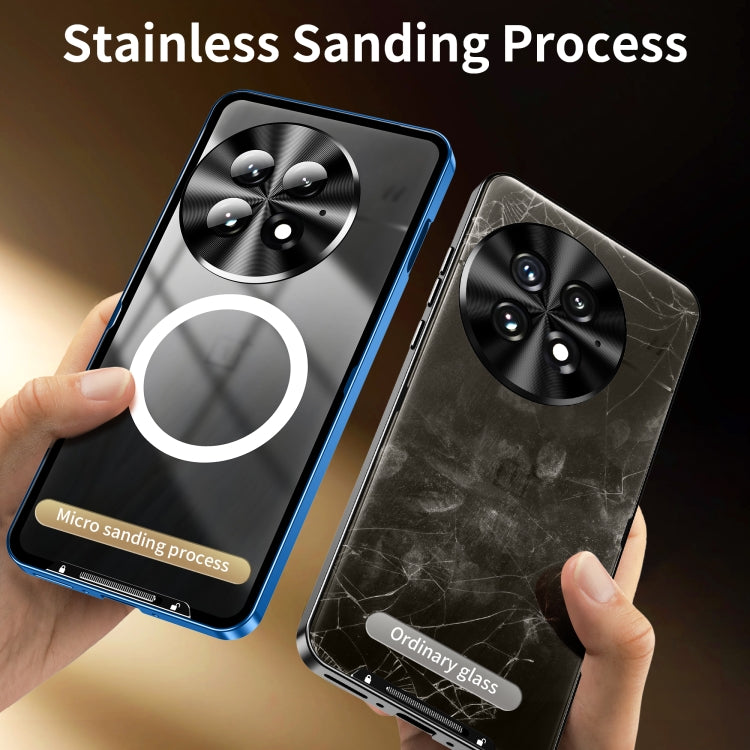 For OnePlus 13 MagSafe Magnetic Frosted Metal Phone Case(Silver) - OnePlus Cases by PMC TechLife | Online Shopping South Africa | PMC TechLife | Buy Now Pay Later Mobicred