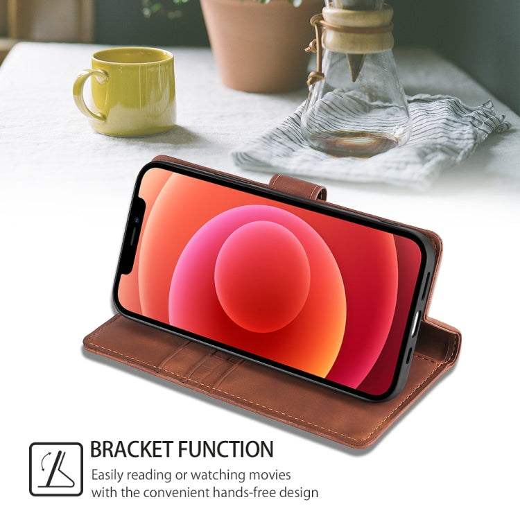 For Samsung Galaxy S25 5G Skin Feel Crocodile Magnetic Clasp Leather Phone Case(Brown) - free shipping - PMC Jewellery - Order now!