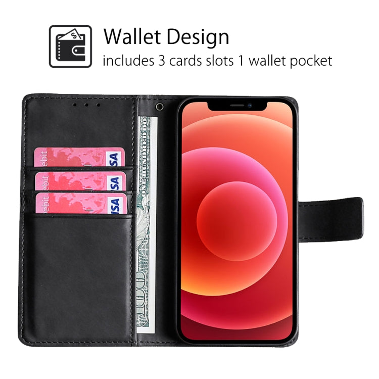 For Samsung Galaxy S25 Ultra 5G Skin Feel Crocodile Magnetic Clasp Leather Phone Case(Black) - free shipping - PMC Jewellery - Order now!