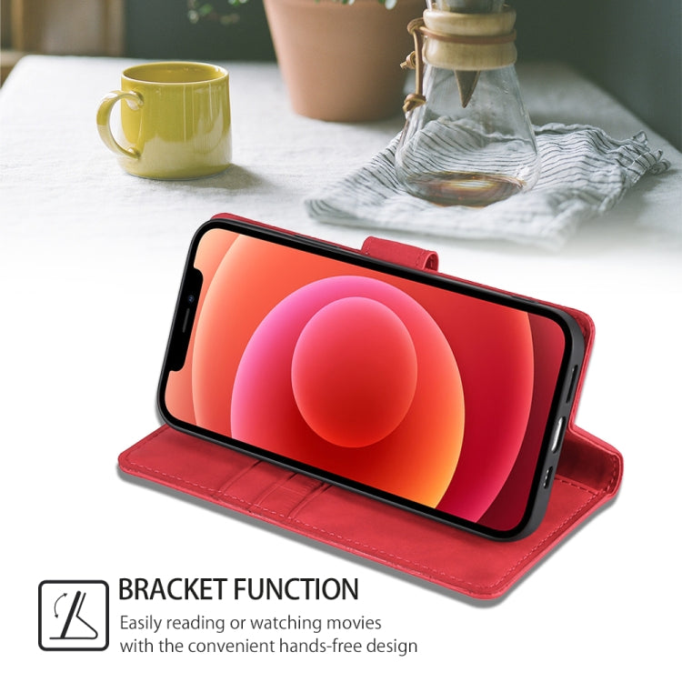 For Samsung Galaxy S25 Ultra 5G Skin Feel Crocodile Magnetic Clasp Leather Phone Case(Red) - Galaxy S25 Ultra 5G Cases by PMC Jewellery | Online Shopping South Africa | PMC Jewellery | Buy Now Pay Later Mobicred