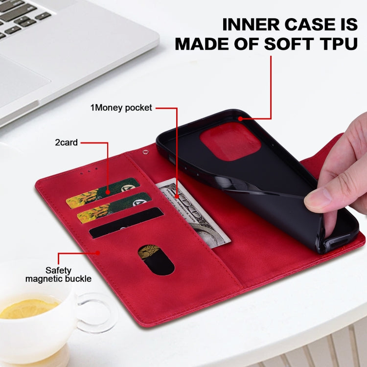 For Samsung Galaxy S25+ 5G Lace Floral Embossed Magnetic Buckle PU Phone Case With Wrist Strap(Red) - Galaxy S25+ 5G Cases by PMC Jewellery | Online Shopping South Africa | PMC Jewellery | Buy Now Pay Later Mobicred