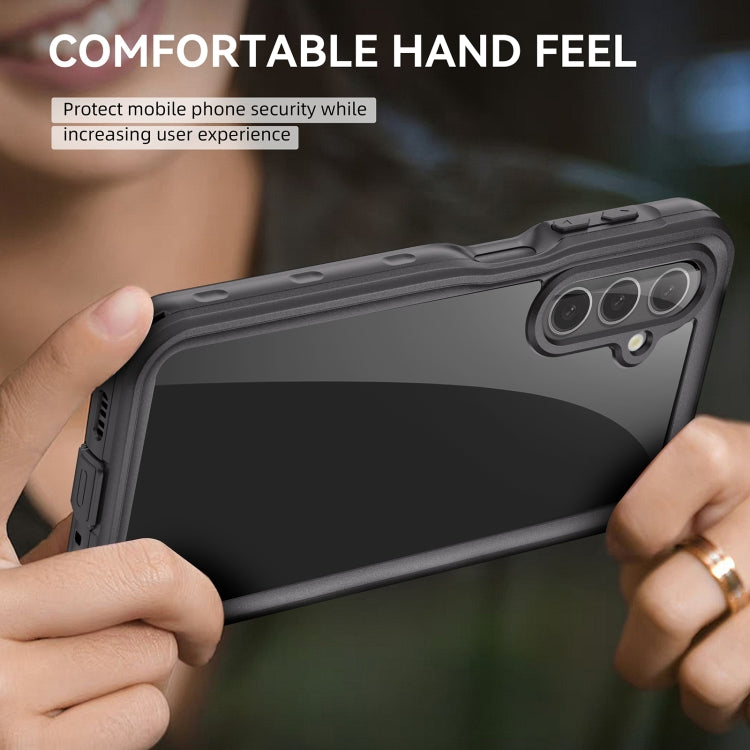 For Samsung Galaxy A16 5G / 4G RedPepper IP68 Waterproof PC Hybrid TPU Phone Case(Black) - Galaxy Phone Cases by RedPepper | Online Shopping South Africa | PMc TechLife | Buy Now Pay Later Mobicred