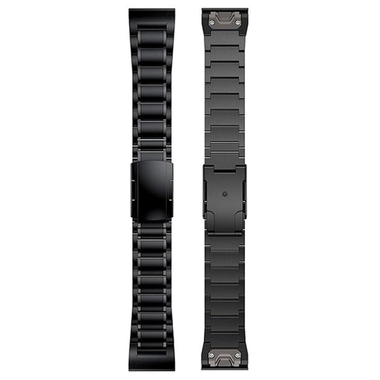 For Garmin 22mm Five-beads Titanium Alloy Push Buckle Metal Quick Release Watch Band(Grey) - free shipping - PMc TechLife - Order now!