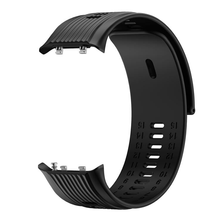 For Huawei Watch D2 Silicone Watch Band Wristband(Black) - Watch Bands by PMc TechLife | Online Shopping South Africa | PMc TechLife | Buy Now Pay Later Mobicred