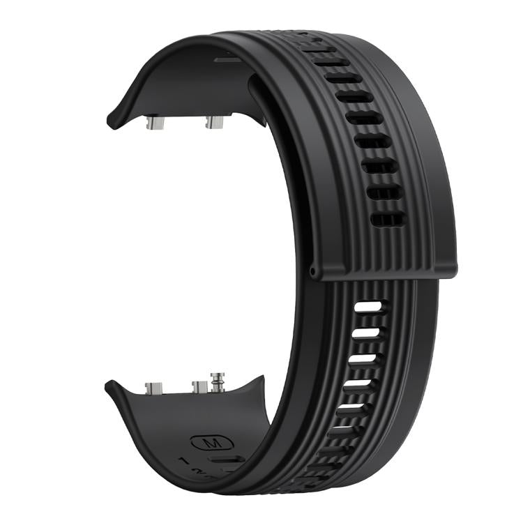 For Huawei Watch D2 Silicone Watch Band Wristband(Black) - Watch Bands by PMc TechLife | Online Shopping South Africa | PMc TechLife | Buy Now Pay Later Mobicred