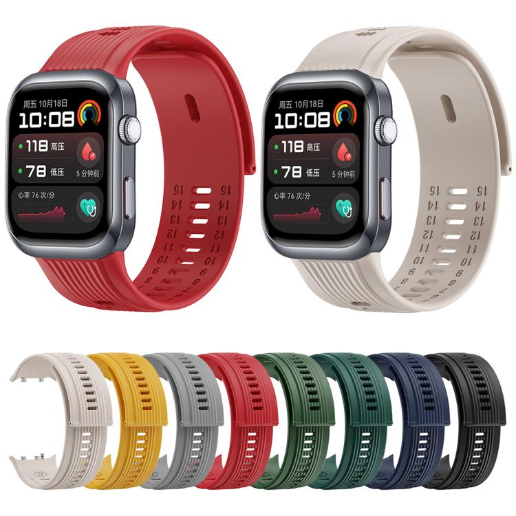 For Huawei Watch D2 Silicone Watch Band Wristband(Black) - Watch Bands by PMc TechLife | Online Shopping South Africa | PMc TechLife | Buy Now Pay Later Mobicred