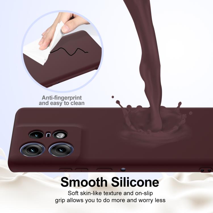 For Motorola Edge 50 Pro Shockproof Silicone Magsafe Phone Case(Plum Color) - free shipping - PMC TechLife - Order now!
