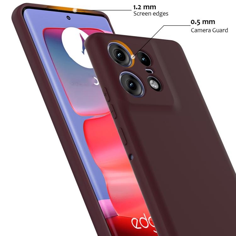 For Motorola Edge 50 Pro Shockproof Silicone Magsafe Phone Case(Plum Color) - free shipping - PMC TechLife - Order now!