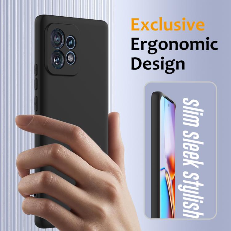 For Motorola Edge 40 Pro 5G Shockproof Silicone Magsafe Phone Case(Black) - free shipping - PMC TechLife - Order now!