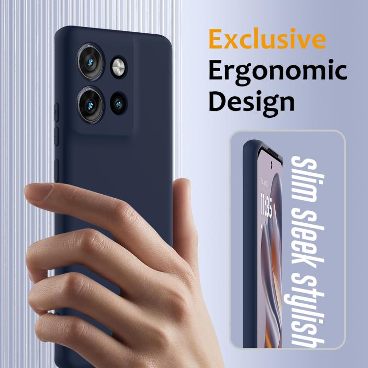 For Motorola Edge 50 Neo / Moto S50 Shockproof Silicone Magsafe Phone Case(Navy Blue) - free shipping - PMC TechLife - Order now!