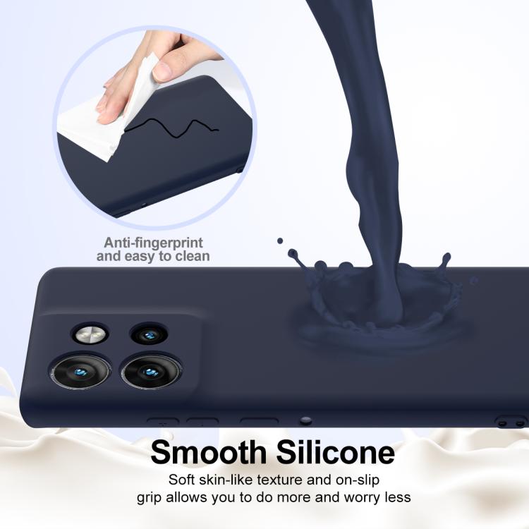 For Motorola Edge 50 Neo / Moto S50 Shockproof Silicone Magsafe Phone Case(Navy Blue) - free shipping - PMC TechLife - Order now!
