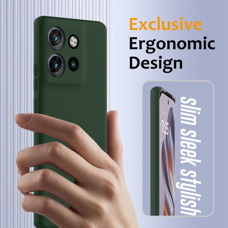 For Motorola Edge 50 Neo / Moto S50 Shockproof Silicone Magsafe Phone Case(Dark Green) - free shipping - PMC TechLife - Order now!