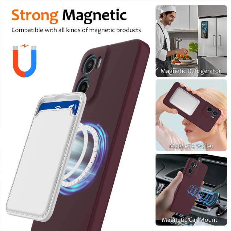 For Motorola Moto G05 / E15 Shockproof Silicone Magsafe Phone Case(Plum Color) - free shipping - PMC TechLife - Order now!