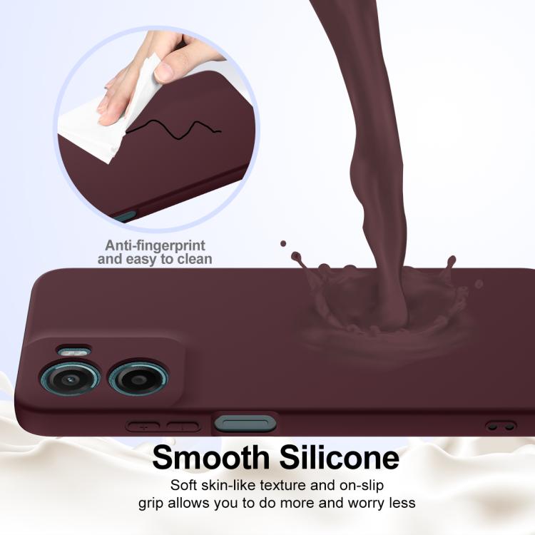 For Motorola Moto G05 / E15 Shockproof Silicone Magsafe Phone Case(Plum Color) - free shipping - PMC TechLife - Order now!