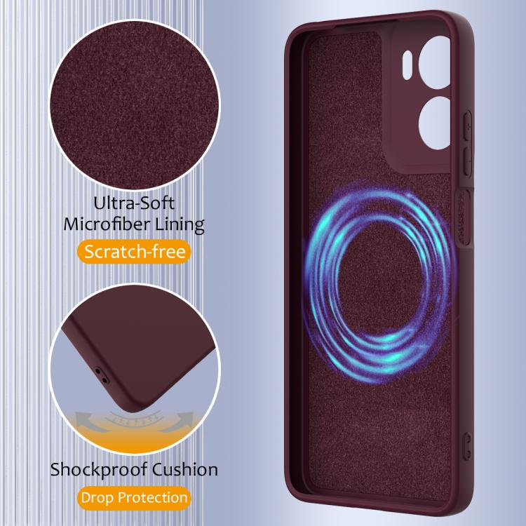 For Motorola Moto G05 / E15 Shockproof Silicone Magsafe Phone Case(Plum Color) - free shipping - PMC TechLife - Order now!