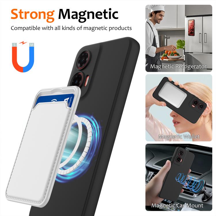 For Motorola Moto G35 5G Shockproof Silicone Magsafe Phone Case(Black) - free shipping - PMC TechLife - Order now!