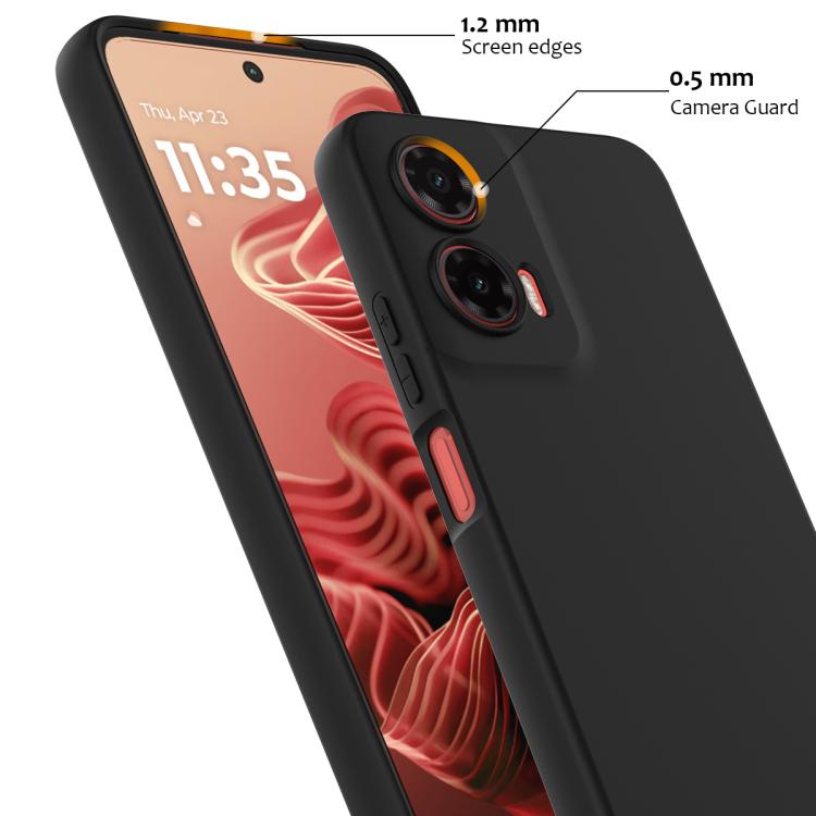 For Motorola Moto G35 5G Shockproof Silicone Magsafe Phone Case(Black) - free shipping - PMC TechLife - Order now!