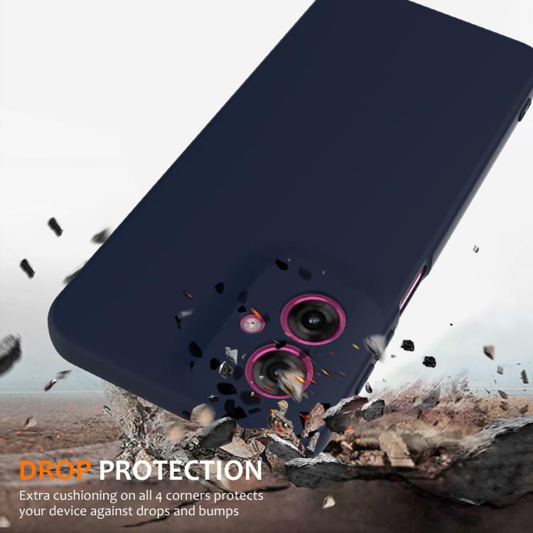 For Motorola Moto G55 5G Shockproof Silicone Magsafe Phone Case(Navy Blue) - free shipping - PMC TechLife - Order now!
