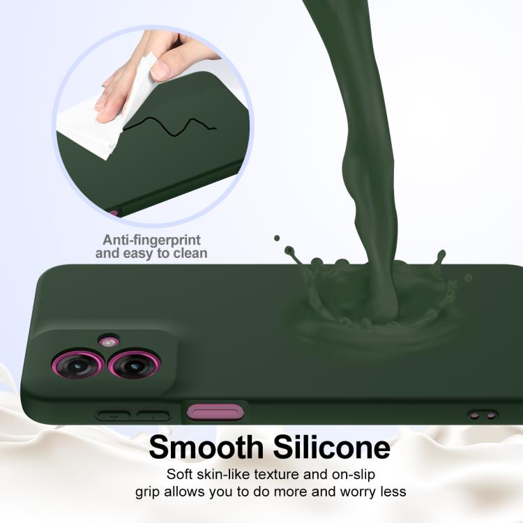 For Motorola Moto G55 5G Shockproof Silicone Magsafe Phone Case(Dark Green) - free shipping - PMC TechLife - Order now!