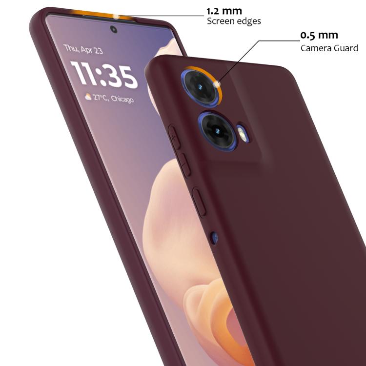 For Motorola Moto G85 / S50 Neo 5G Shockproof Silicone Magsafe Phone Case(Plum Color) - free shipping - PMC TechLife - Order now!