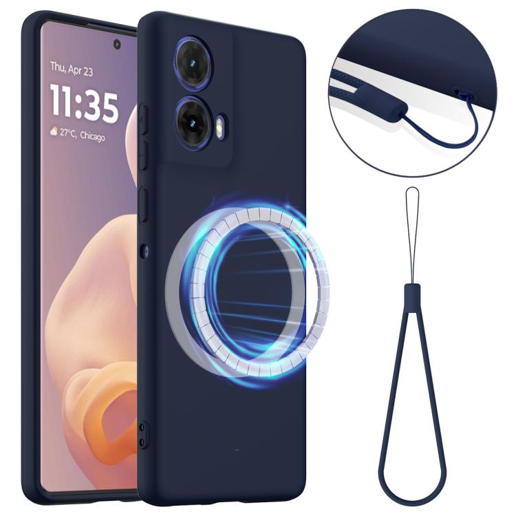 For Motorola Moto G24 Power Shockproof Silicone Magsafe Phone Case(Navy Blue) - free shipping - PMC TechLife - Order now!