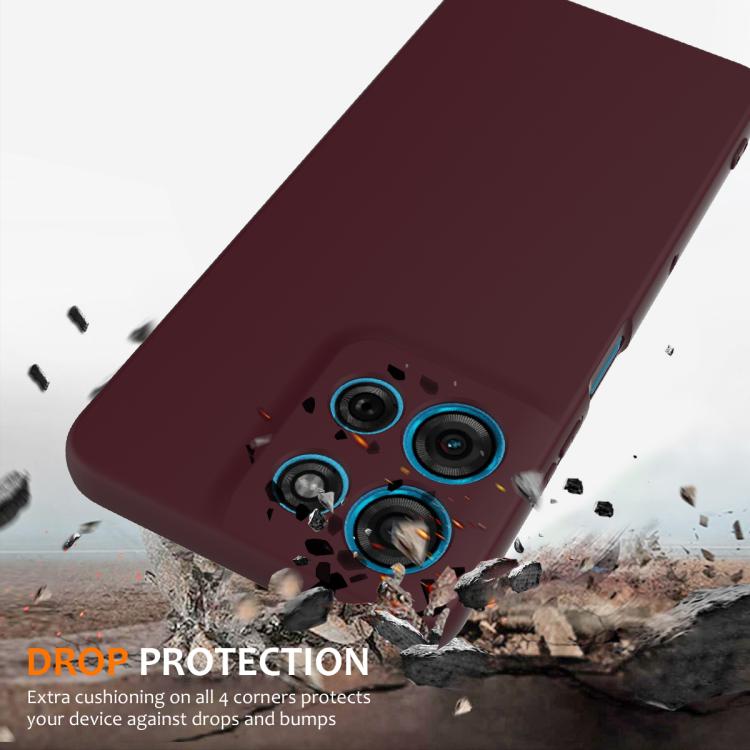 For Motorola Moto G Play 2025 Shockproof Silicone Magsafe Phone Case(Plum Color) - free shipping - PMC TechLife - Order now!