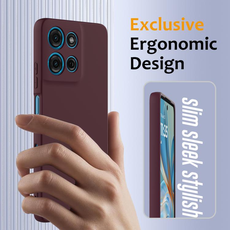 For Motorola Moto G Play 2025 Shockproof Silicone Magsafe Phone Case(Plum Color) - free shipping - PMC TechLife - Order now!