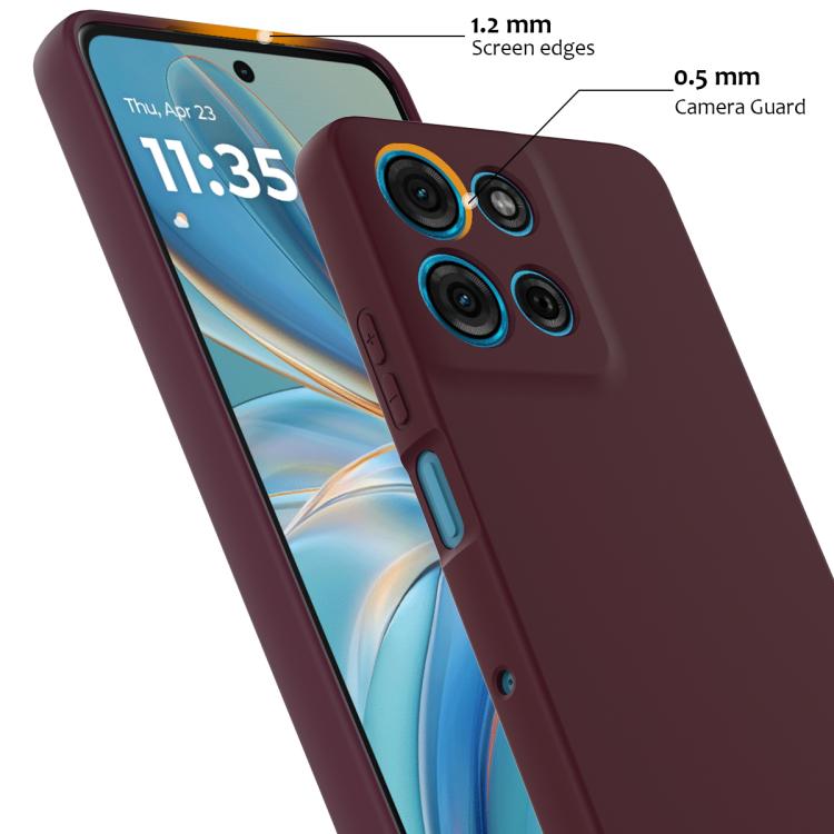 For Motorola Moto G Play 2025 Shockproof Silicone Magsafe Phone Case(Plum Color) - free shipping - PMC TechLife - Order now!