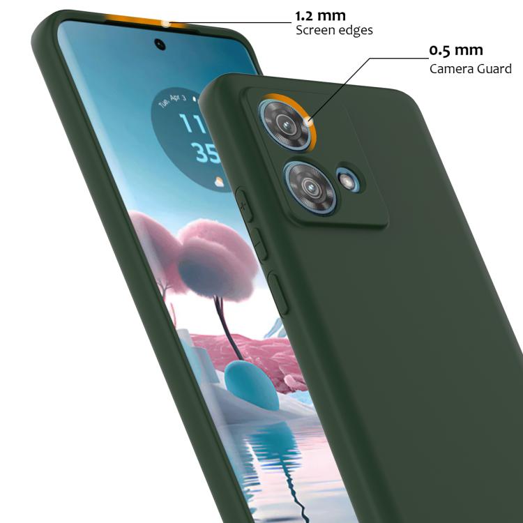 For Motorola Edge 40 Neo Shockproof Silicone Magsafe Phone Case(Dark Green) - free shipping - PMC TechLife - Order now!