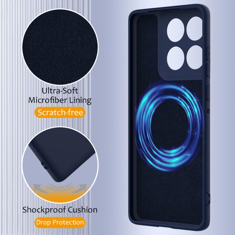 For Motorola Edge 2025 5G Shockproof Silicone Magsafe Phone Case(Navy Blue) - free shipping - PMC TechLife - Order now!