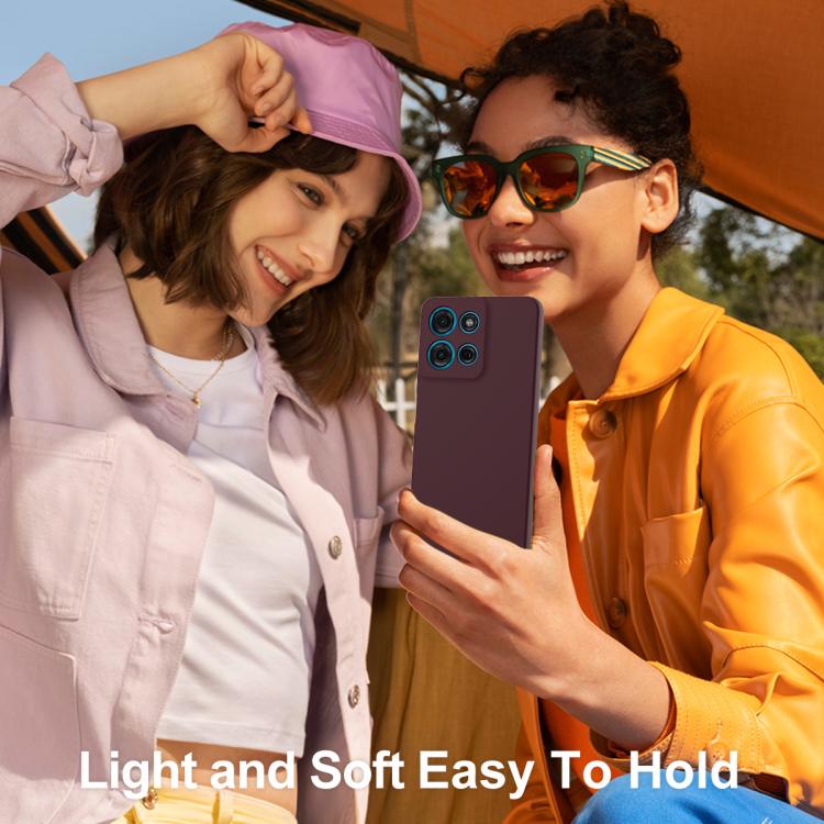For Motorola Moto G56 5G Shockproof Silicone Magsafe Phone Case(Plum Color) - free shipping - PMC TechLife - Order now!