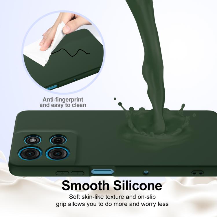 For Motorola Moto G56 5G Shockproof Silicone Magsafe Phone Case(Dark Green) - free shipping - PMC TechLife - Order now!