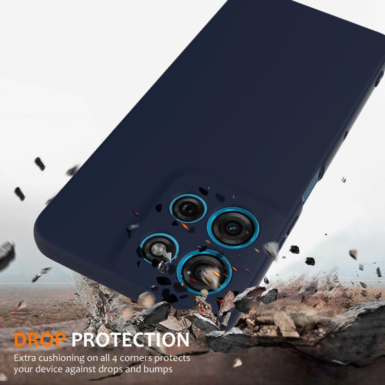 For Motorola Moto G86 5G Shockproof Silicone Magsafe Phone Case(Navy Blue) - free shipping - PMC TechLife - Order now!