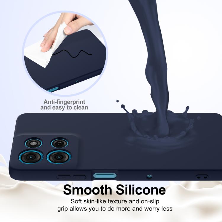 For Motorola Moto G86 5G Shockproof Silicone Magsafe Phone Case(Navy Blue) - free shipping - PMC TechLife - Order now!