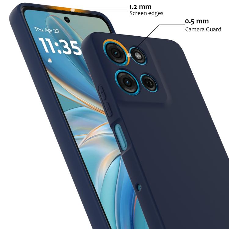 For Motorola Moto G86 5G Shockproof Silicone Magsafe Phone Case(Navy Blue) - free shipping - PMC TechLife - Order now!