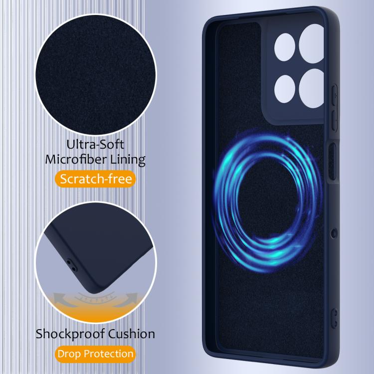 For Motorola Moto G86 5G Shockproof Silicone Magsafe Phone Case(Navy Blue) - free shipping - PMC TechLife - Order now!