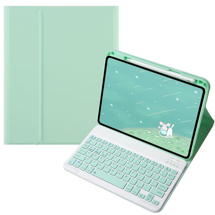 For OPPO Pad 3 / Pad 2 Candy Color Bluetooth Keyboard Leather Case, Square Keys(Light Green) - OPPO Keyboard by PMC TechLife | Online Shopping South Africa | PMC TechLife | Buy Now Pay Later Mobicred