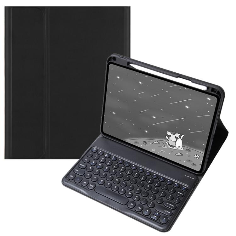 For OPPO Pad 3 / Pad 2 Candy Color Bluetooth Keyboard Leather Case, Round Key(Black) - Others Keyboard by PMC TechLife | Online Shopping South Africa | PMC TechLife | Buy Now Pay Later Mobicred