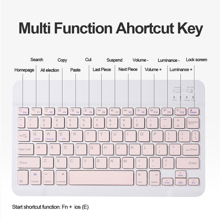For OPPO Pad 3 / Pad 2 Candy Color Bluetooth Keyboard Leather Case, Round Key with Touchpad(Green) - OPPO Keyboard by PMC TechLife | Online Shopping South Africa | PMC TechLife | Buy Now Pay Later Mobicred