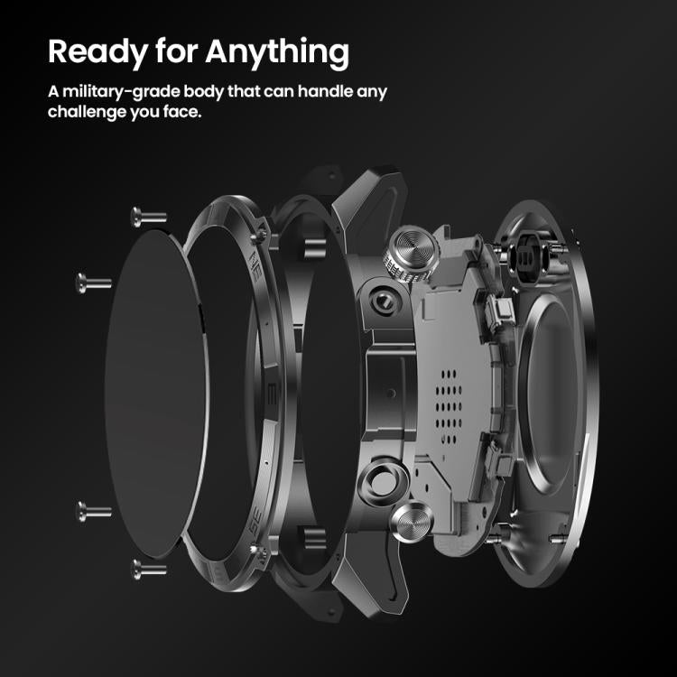 Zeblaze Stratos 2 Plus 1.43 inch Screen 3 ATM Health and Fitness GPS Smart Watch(Graphite Black) - free shipping - PMC TechLife - Order now!