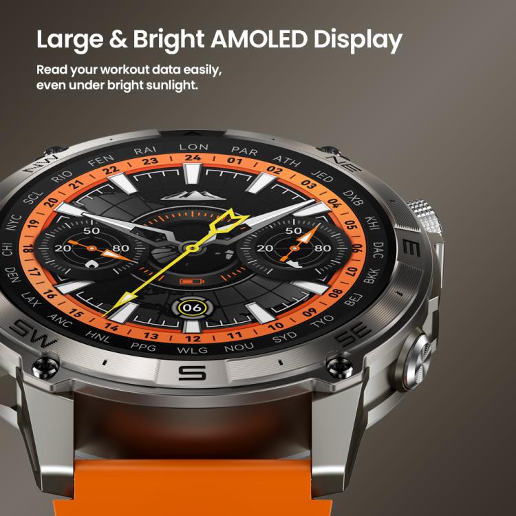 Zeblaze Stratos 2 Plus 1.43 inch Screen 3 ATM Health and Fitness GPS Smart Watch(Graphite Black) - free shipping - PMC TechLife - Order now!