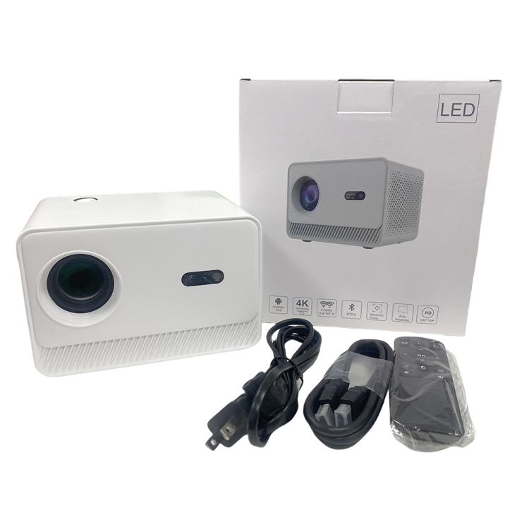 M10 1280 x 720P 200ANSI Amlogic H713 CPU Android 11.0 Smart Projector, US Plug(White) - free shipping - PMC TechLife - Order now!