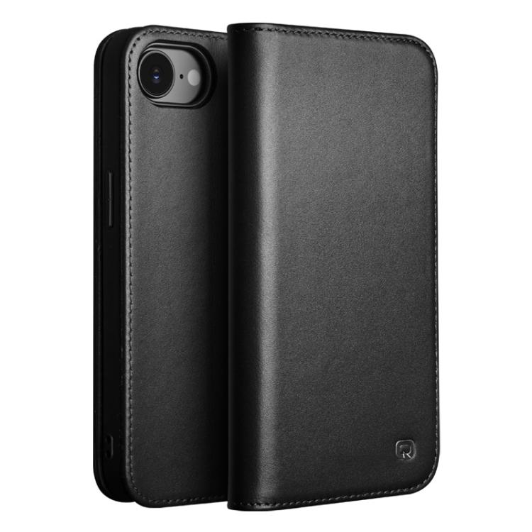 For iPhone 16e QIALINO Classic Gen2 Genuine Leather Phone Case(Black) - free shipping - PMc TechLife - Order now!
